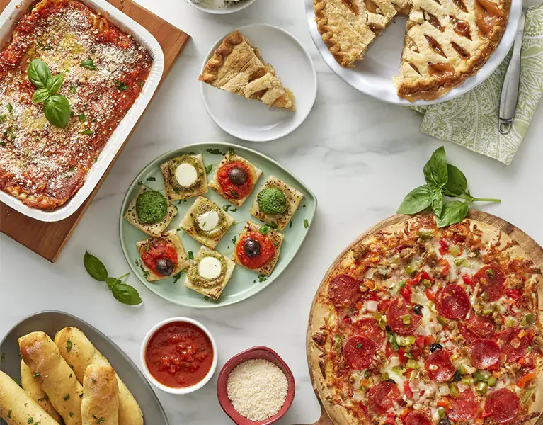 various delicious foods