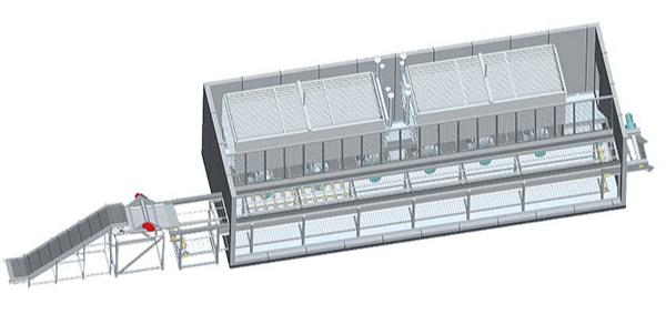 fluidized bed tunnel freezer